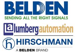 Belden (Lumberg / Hirschmann) RSPM20-4T14Z6SZ9HHS999.9.  Fast Ethernet media module, 8 FE ports, 4x  RJ45, 4x SFP slot, Betriebstemperatur 0 ºC ...  60 ºC