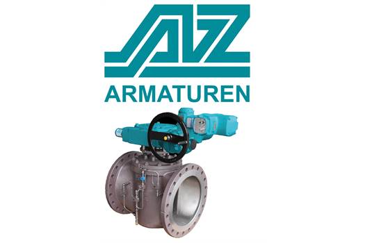 Az Armaturen P/N: 327415 Type: F-3-S-ISO-STANDARD three-way plug valve
