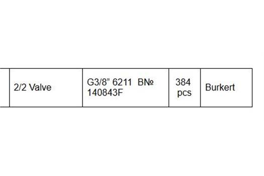 Burkert 140843F valve