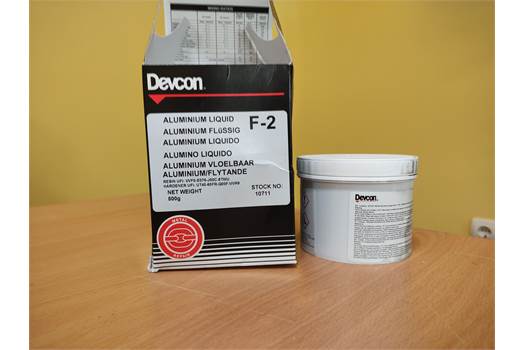 DEVCON F2   ( 0,5 kg) aluminium liquid