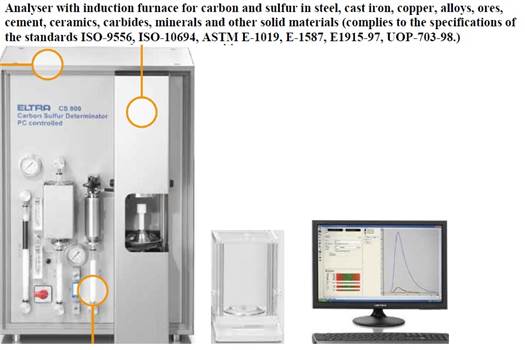 Eltra CS 800 analyzer