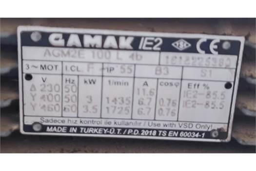 Gamak AGM2E-100L/4b(analog) Motor