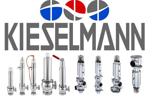Kieselmann 4200100100-022 ( beinhaltet die pneumatische Steuerung des Ventils) Pneumatischer Drehan