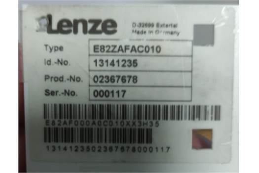 Lenze 13141235 (E82ZAFAC010) 