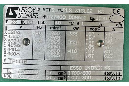 Leroy Somer 2P PLSES 315MGU 