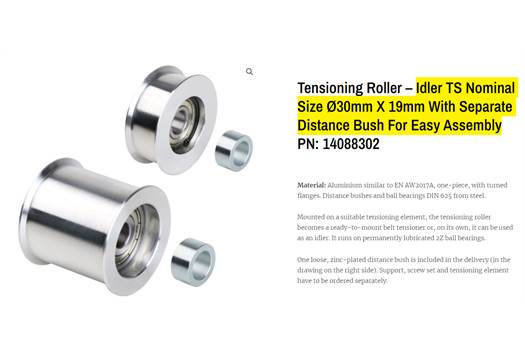 Madler 14088302 tensioning roller