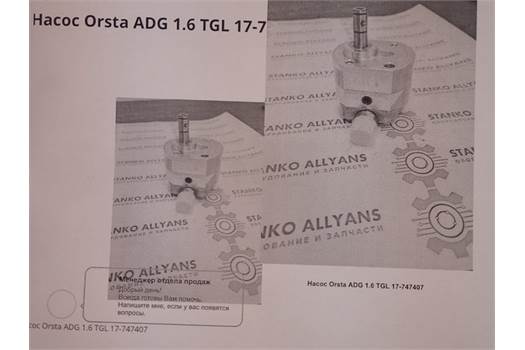 Orsta Hydraulic ADG1,6  Zahnradpumpe