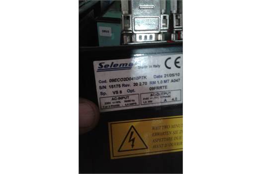 Selema 09ECO2D0410PTK obsolote( Replaced by 9XECO2D0410PTK) Servo Drive