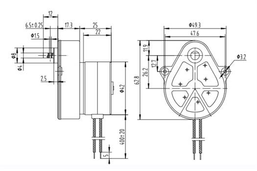 SYNCHRON 220VAC/50Hz  1RPM  