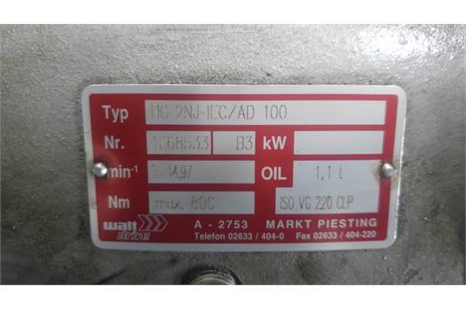 Watt Drive HG 2NJ-IEC/AD 100 